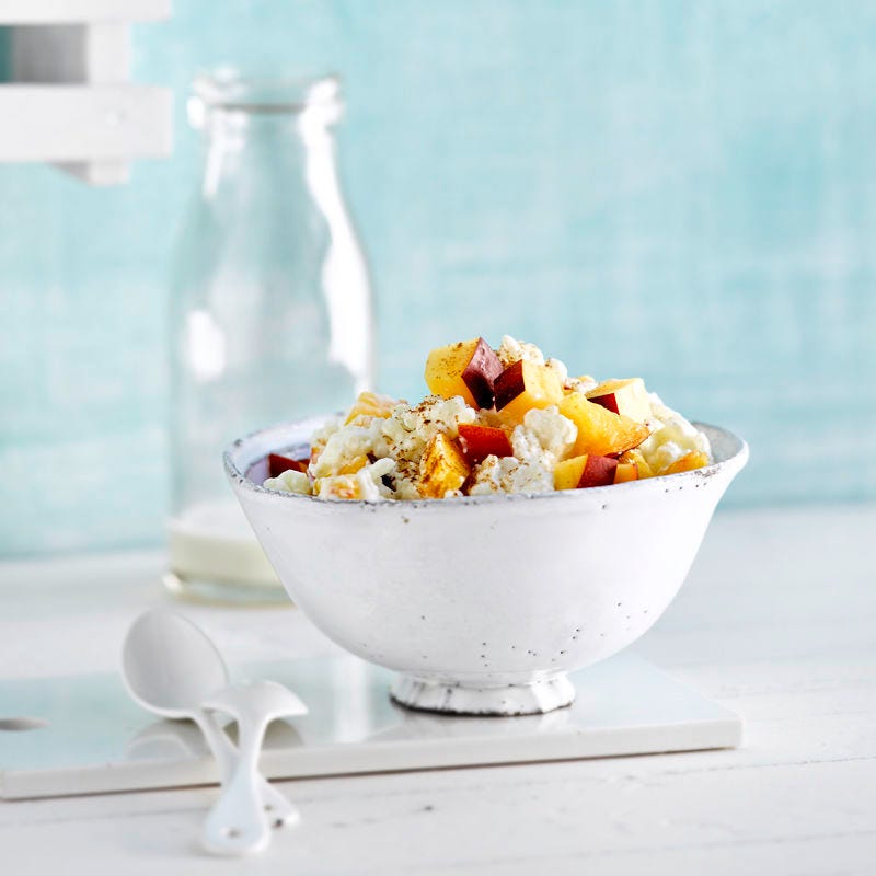 Milchreis liebt Nektarinen