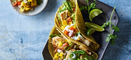 Fisktacos med mangosalsa