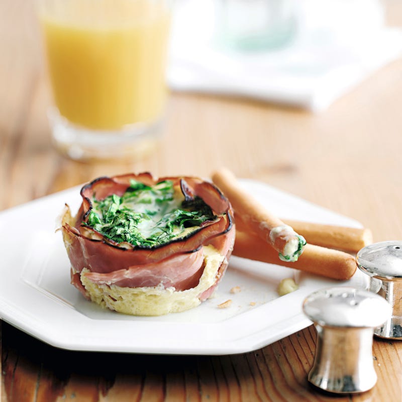 Photo de/du Flans aux œufs et aux épinards par WW