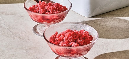 Grape Granita with Grappa