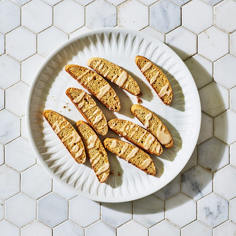 Lemon-almond biscotti