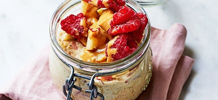 Apple and ginger overnight oats