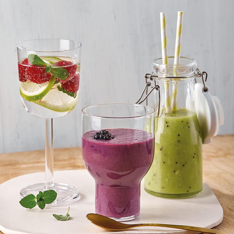 Brombeer-Buttermilch-Drink