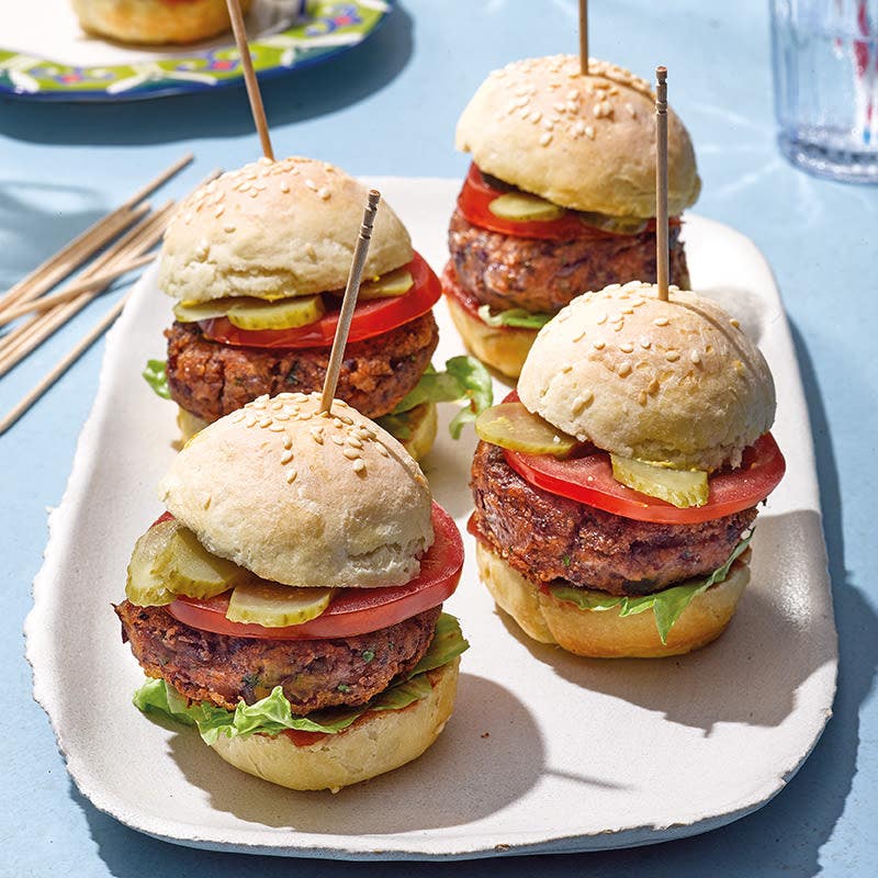 Mini-Bohnen-Burger