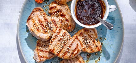 Médaillons de porc et dip aux prunes