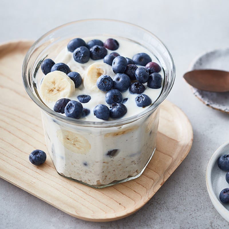 Heidelbeer-Kokos-Overnight-Oats