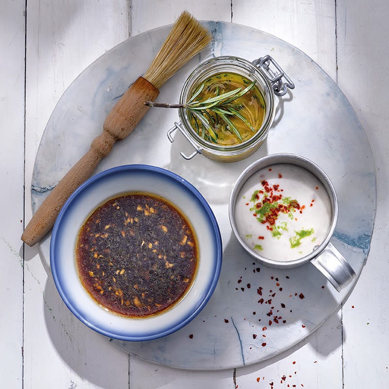 Honig-Senf-Marinade mit Rosmarin