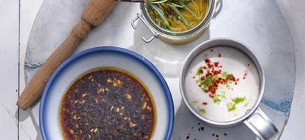Honig-Senf-Marinade mit Rosmarin