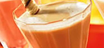 Lait frappé fraises et mangues