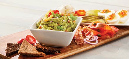 Hot pepper avocado toast platter - dip recipe