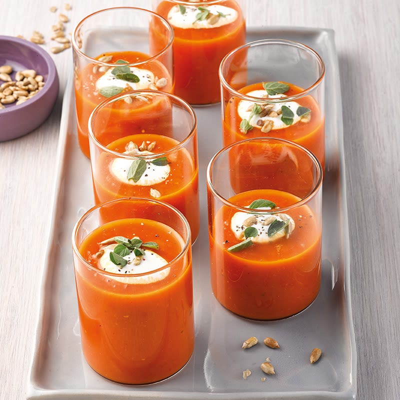 Schnelles Chili-Tomaten-Süppchen