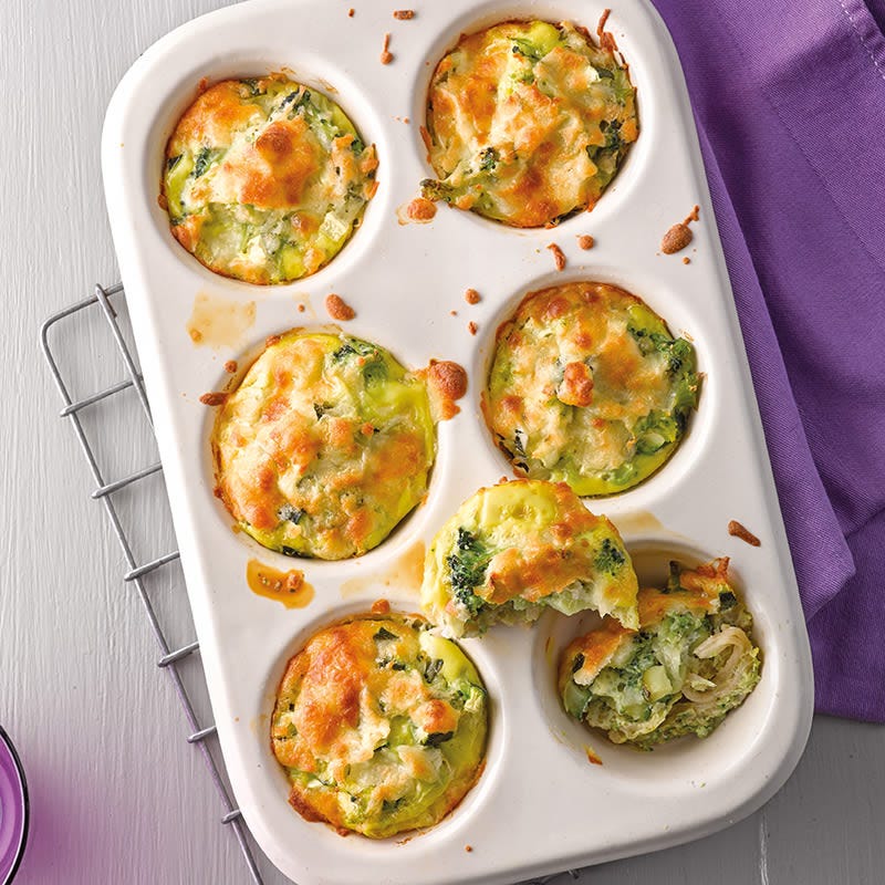 Spaghetti-Gemüse-Muffins