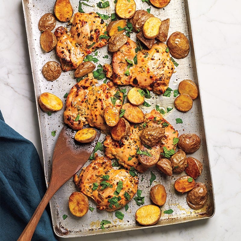 Harissa and yoghurt chicken