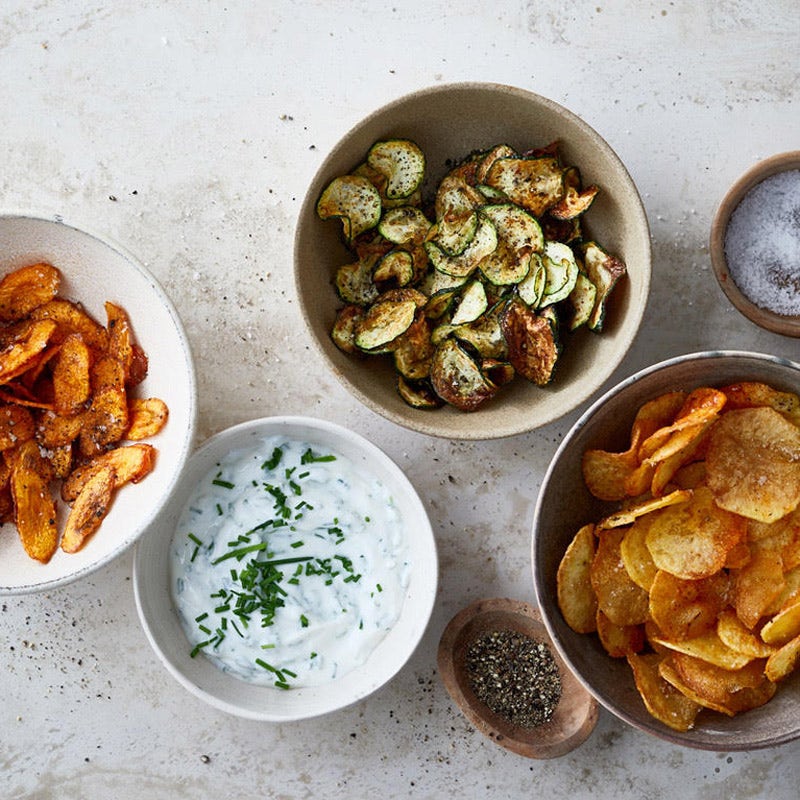 Kartoffel- und Gemüsechips