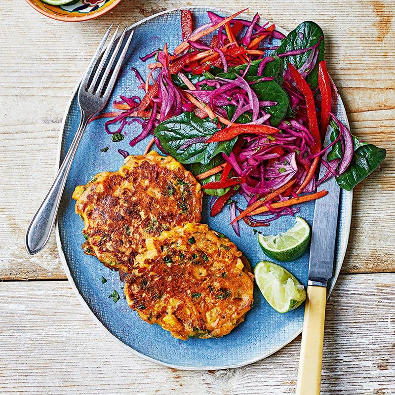 Tuna and corn fritters
