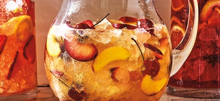 Stone fruit sangria