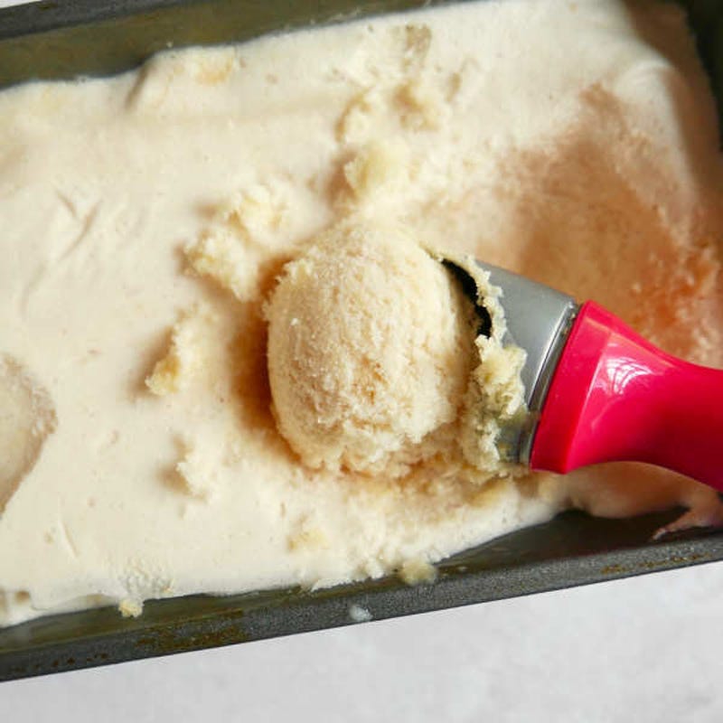 Photo of Vegan no-churn peach ice cream by WW
