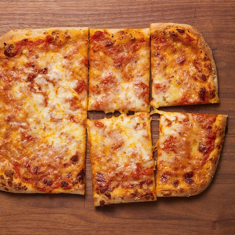 Double cheese pizza