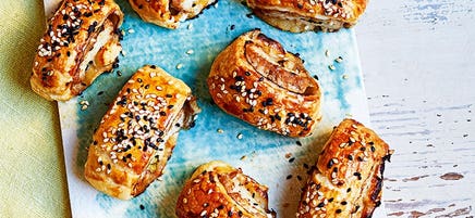 Turkey and hoisin sausage rolls