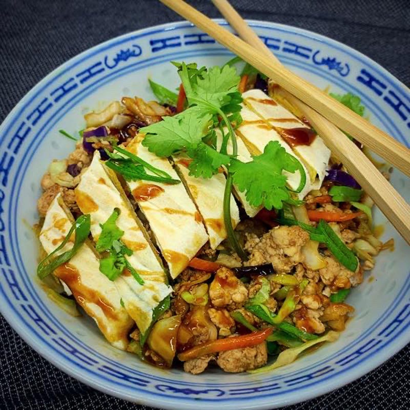 Photo of Rebecca's turkey egg roll bowl by WW