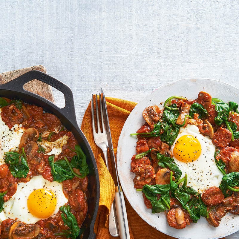 Photo of Eggs with mushrooms & chorizo by WW