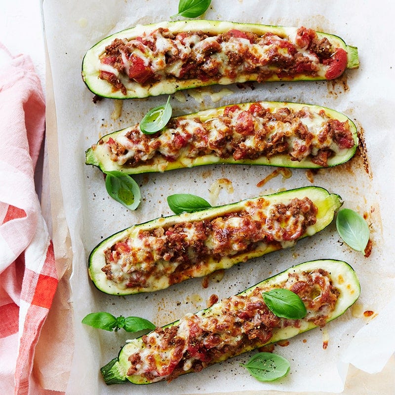 Stuffed zucchinis