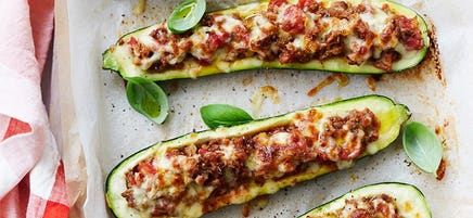 Anna's stuffed zucchinis