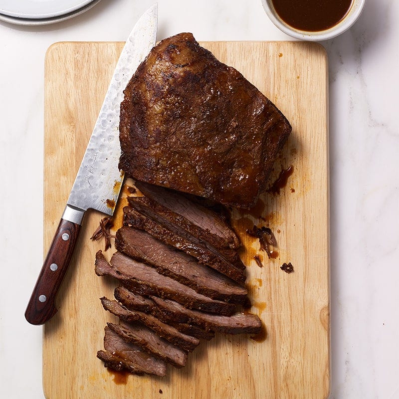 Slow-cooker smoky beef brisket