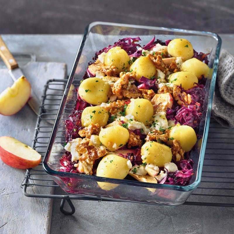 Photo de Chou rouge et pommes de terre au four prise par WW