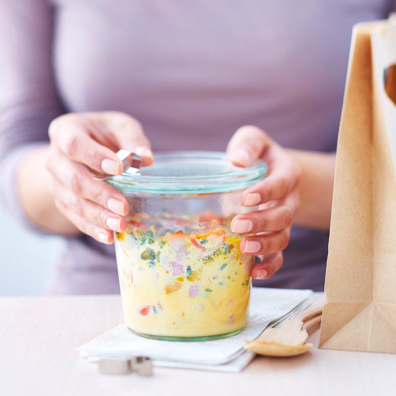 Photo de Oeufs en bocal « to go » prise par WW