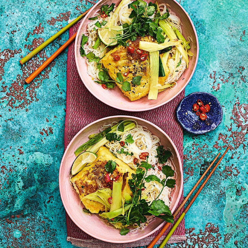 Photo of Vietnamese turmeric fish with noodles by WW