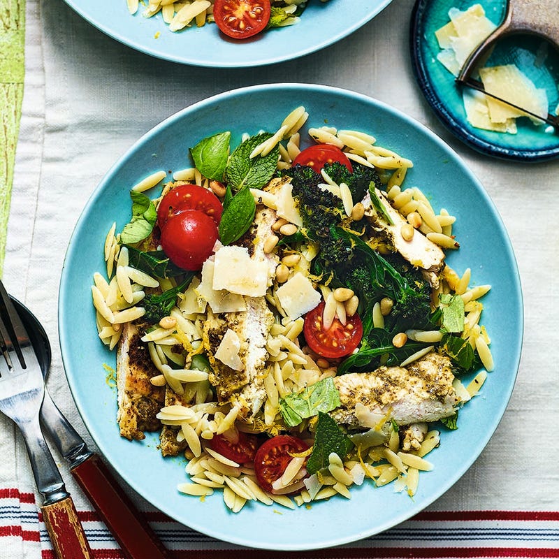 Photo of Pesto chicken pasta salad by WW