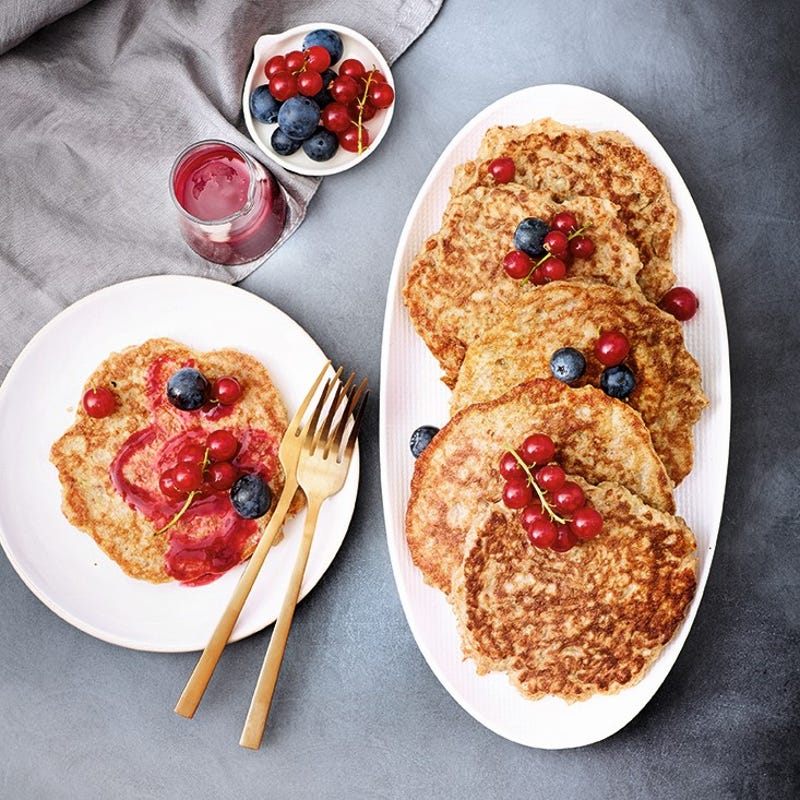 Pancakes aux flocons de riz