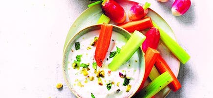 Dip de chèvre aux pistaches