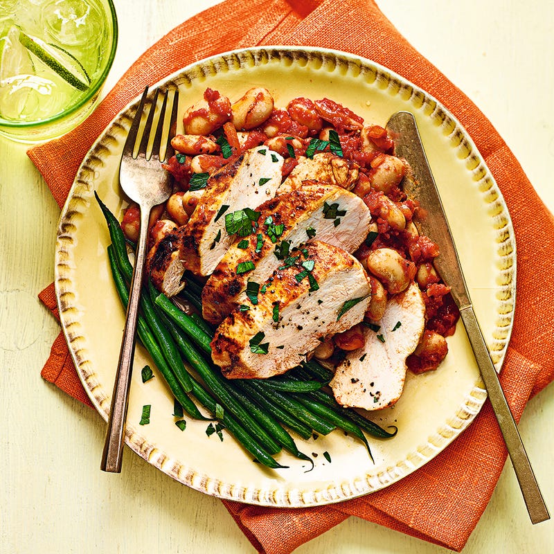 Photo of Spanish chicken with butter bean bravas by WW