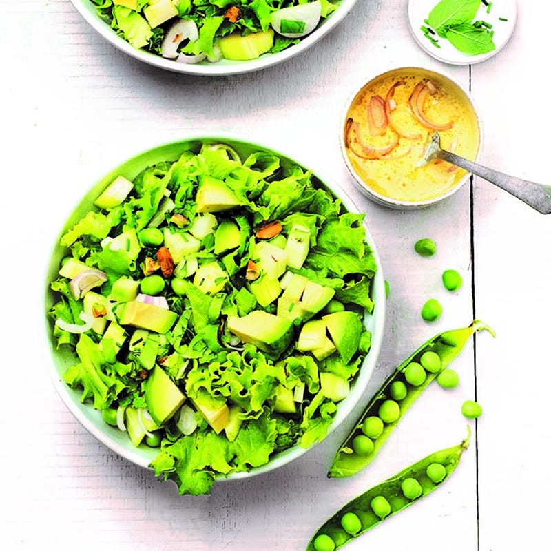 All green salade