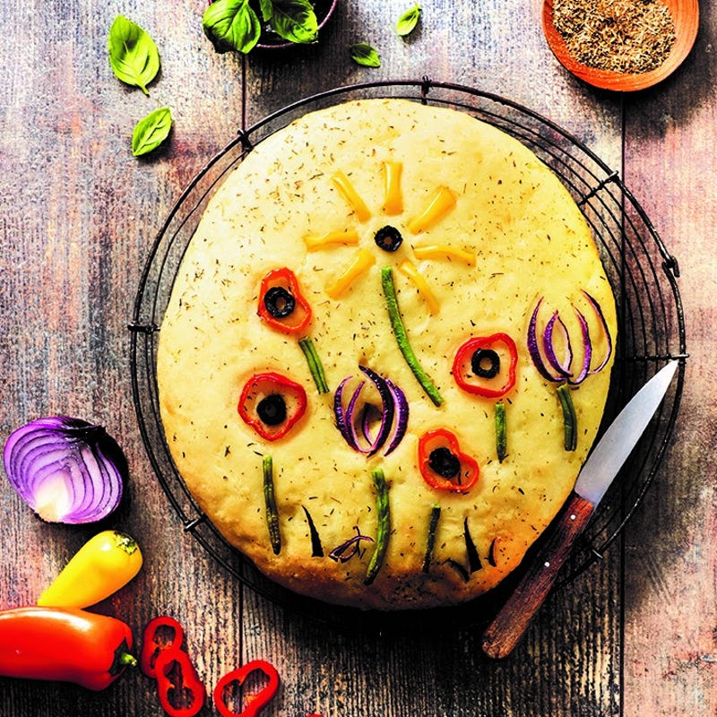Focaccia jardin