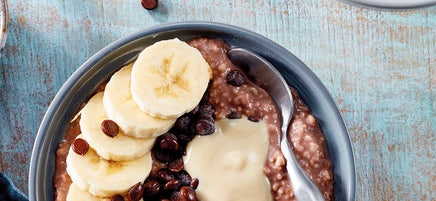 Warmes Schoko-Mandel-Porridge