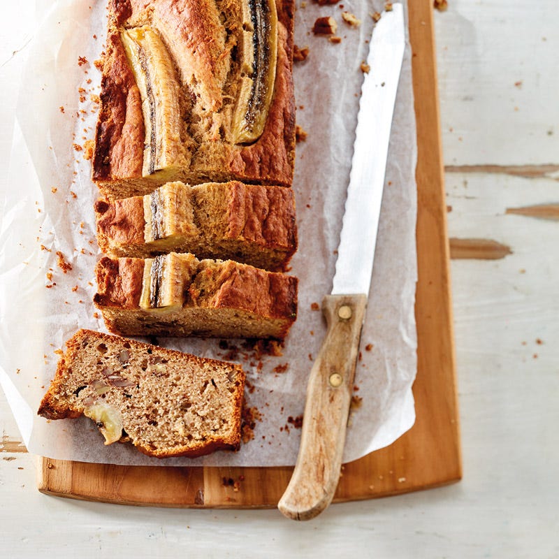 Bananenbrot mit Pekannüssen