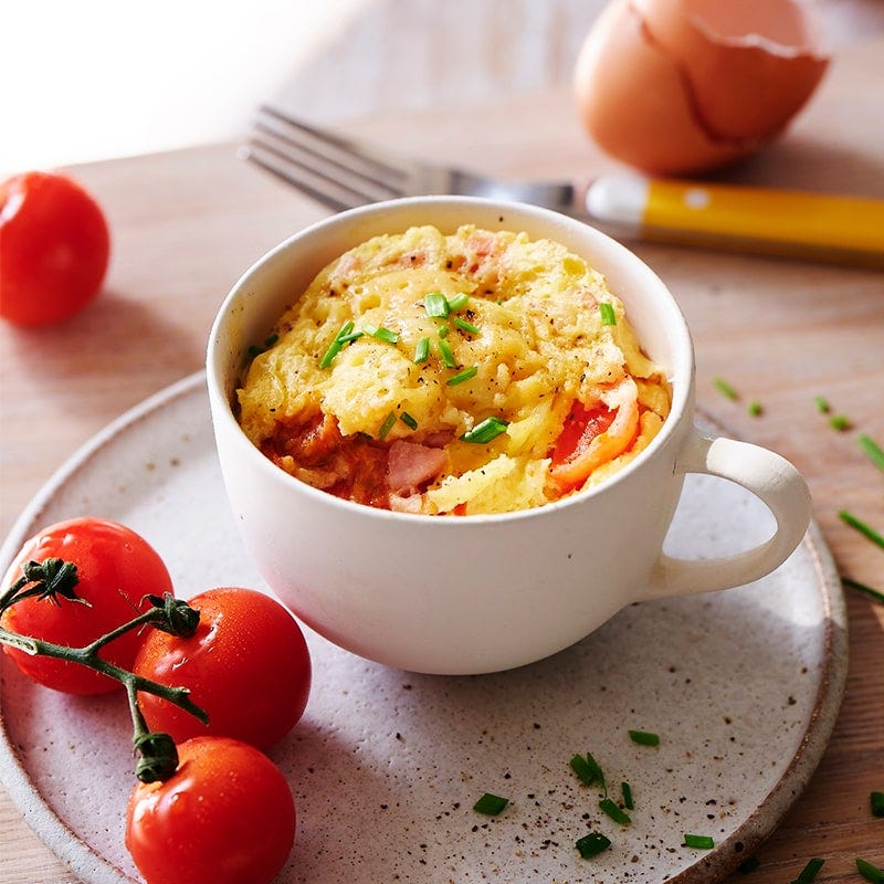Savoury breakfast mug muffin