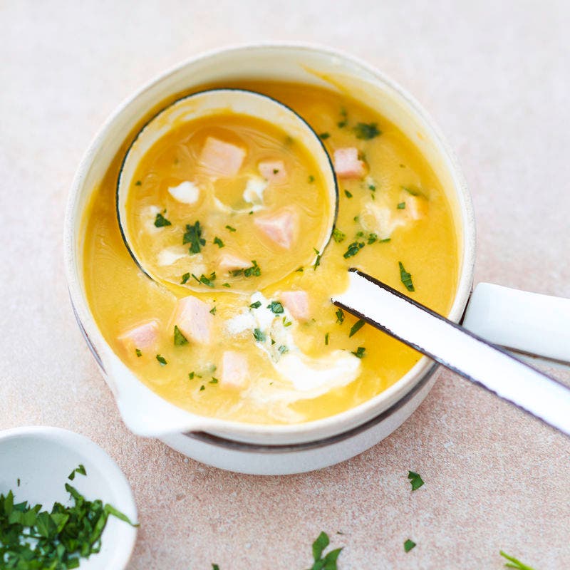 Kartoffelsuppe mit Kasseler