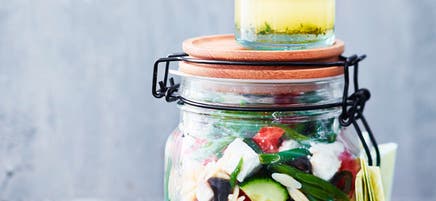 Griechischer Teigwarensalat to go