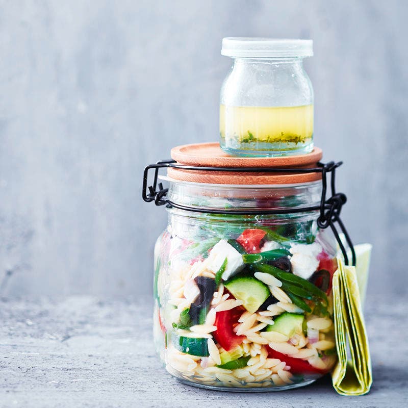 Griechischer Teigwarensalat to go