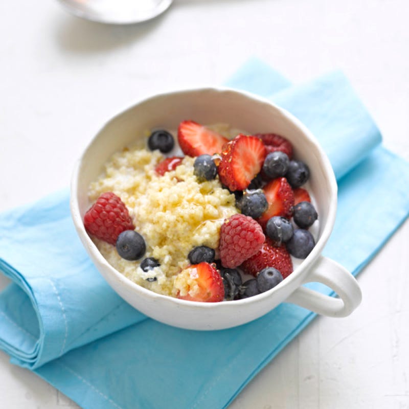 Foto Süsser Hirsebrei mit Waldbeeren von WW