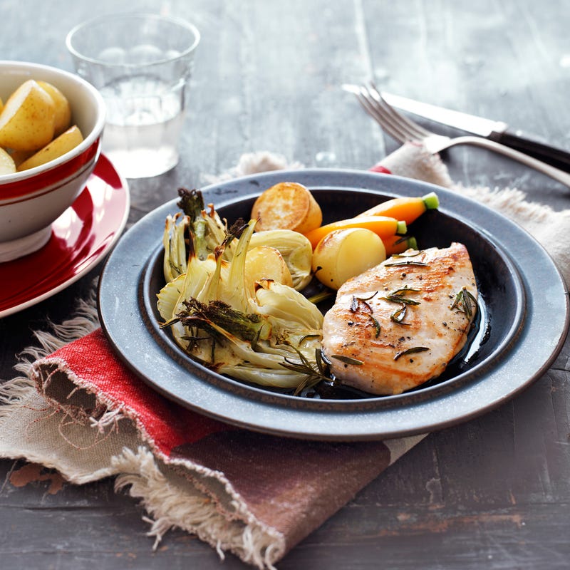 Foto van In de pan gebakken kip met venkel & rozemarijn door WW