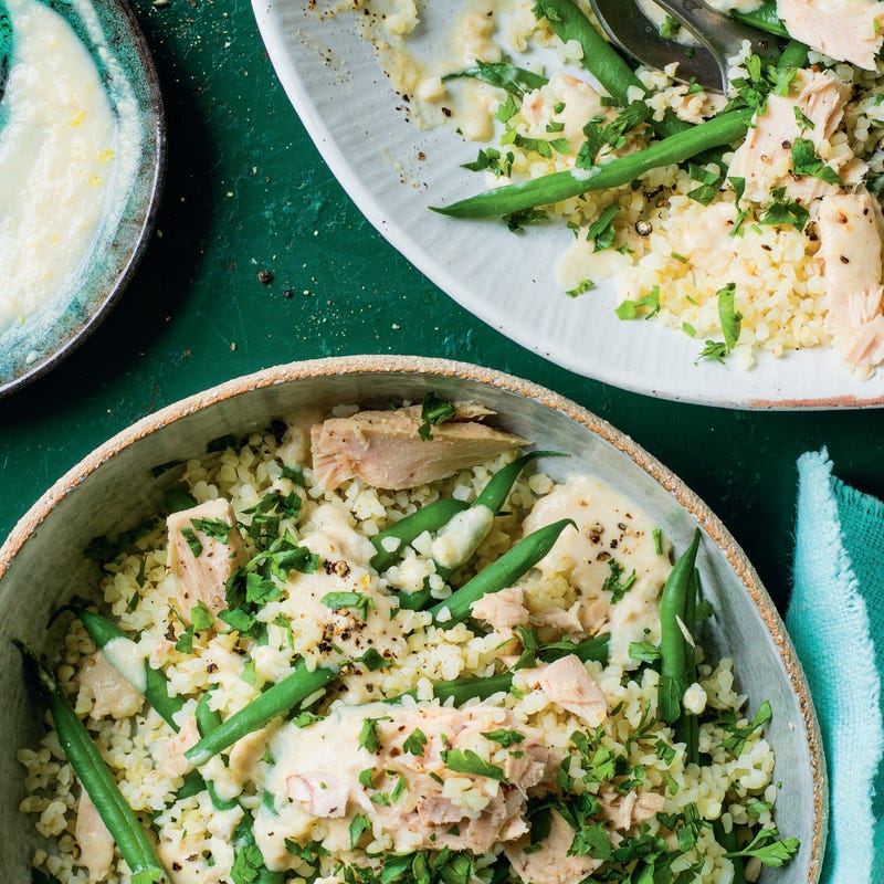 Foto van Bulgursalade met tonijn & sperziebonen door WW