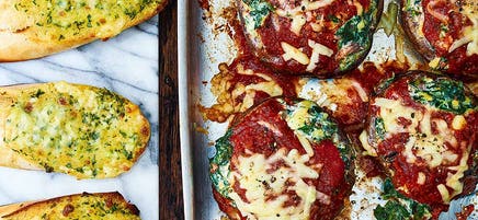 Portobello mushroom 'pizza'