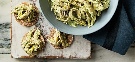Easy pesto chicken salad