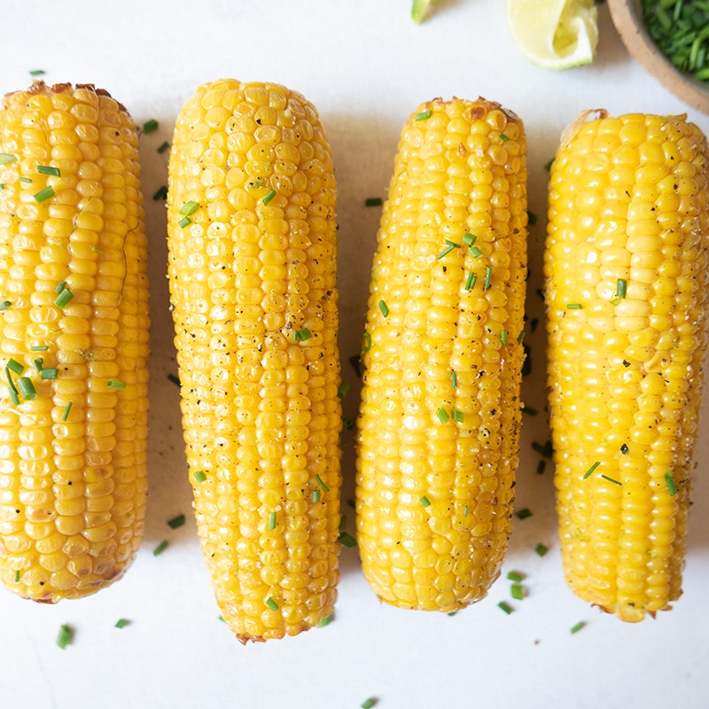 Air fryer "roasted" corn