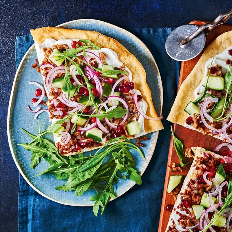 Lamb flatbread